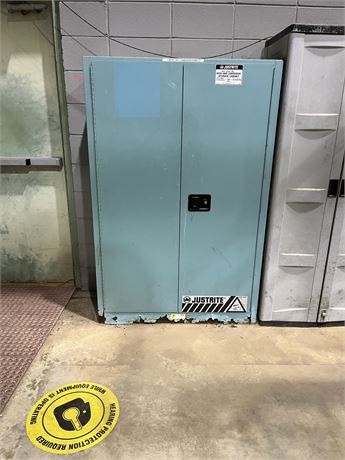 Used Justrite Sure-Grip EX Acid & Corrosive Safety Cabinet!